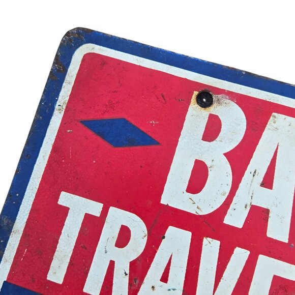 Vintage Barkman Travel Trailers Manhattan Kansas License Plate Dealer Tag Promo - Picture 3 of 16